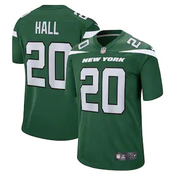 mens nike breece hall gotham green new york jets 2022 nfl d